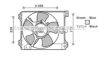 SUZUK 1712079J50 Fan, radiator